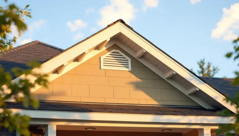 Residential roof with ridge vent and soffit ventilation