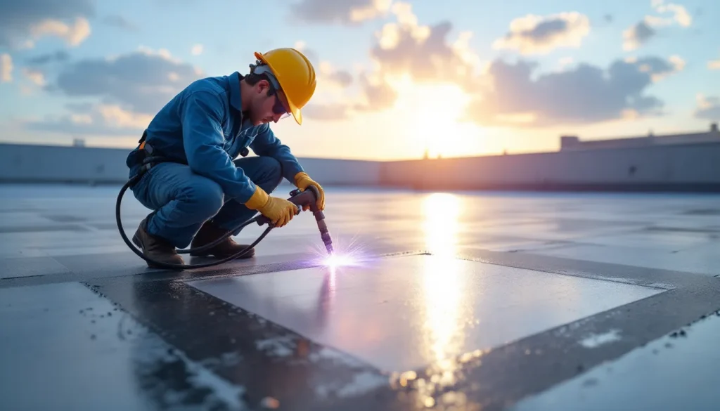Industrial Roof Repair: Membrane Patch, Seam Weld, and Cold-Weather Methods