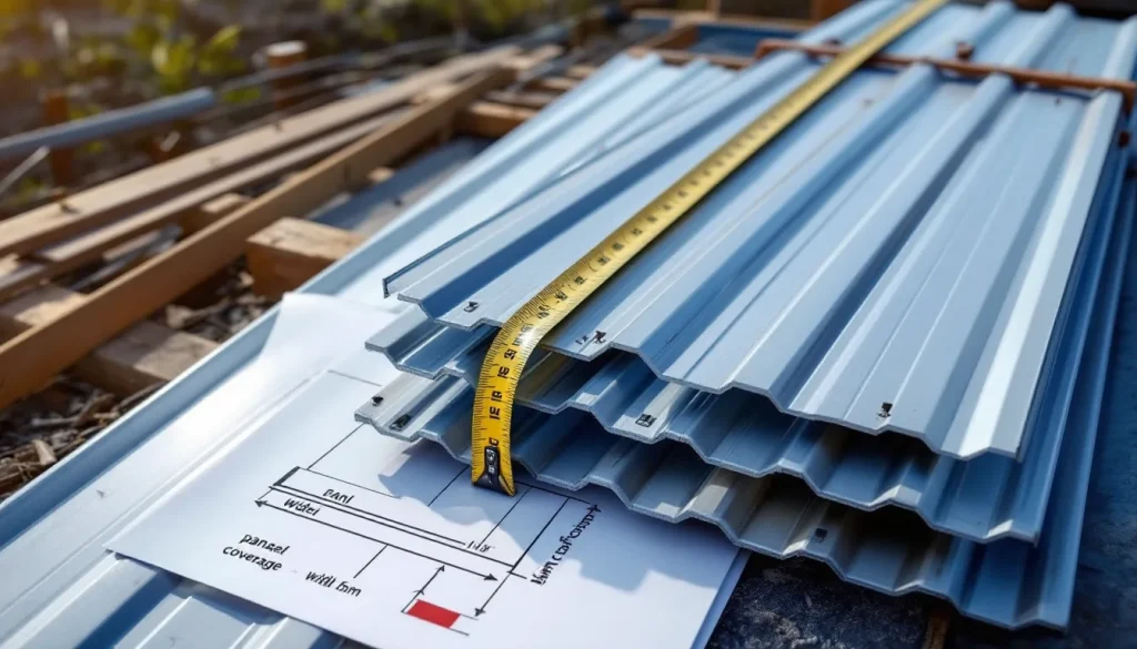 Metal Roofing Calculator: Panel Counts, Coverage Width, and the Hidden Trim List