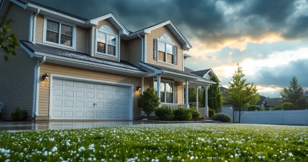Hail Damage to a House: Siding, Windows, Gutters, AC and What Insurance Pays